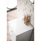James Martin Vanities Athens 15in Base Cabinet w/ Drawers and Left Door, Glossy White w/ 3 CM White Zeus Quartz Top E645-B15L-GW-3WZ - alternate 2